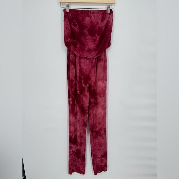 Go‎ Couture Tie Dye Strapless Jumpsuit Sz S - Picture 5 of 10